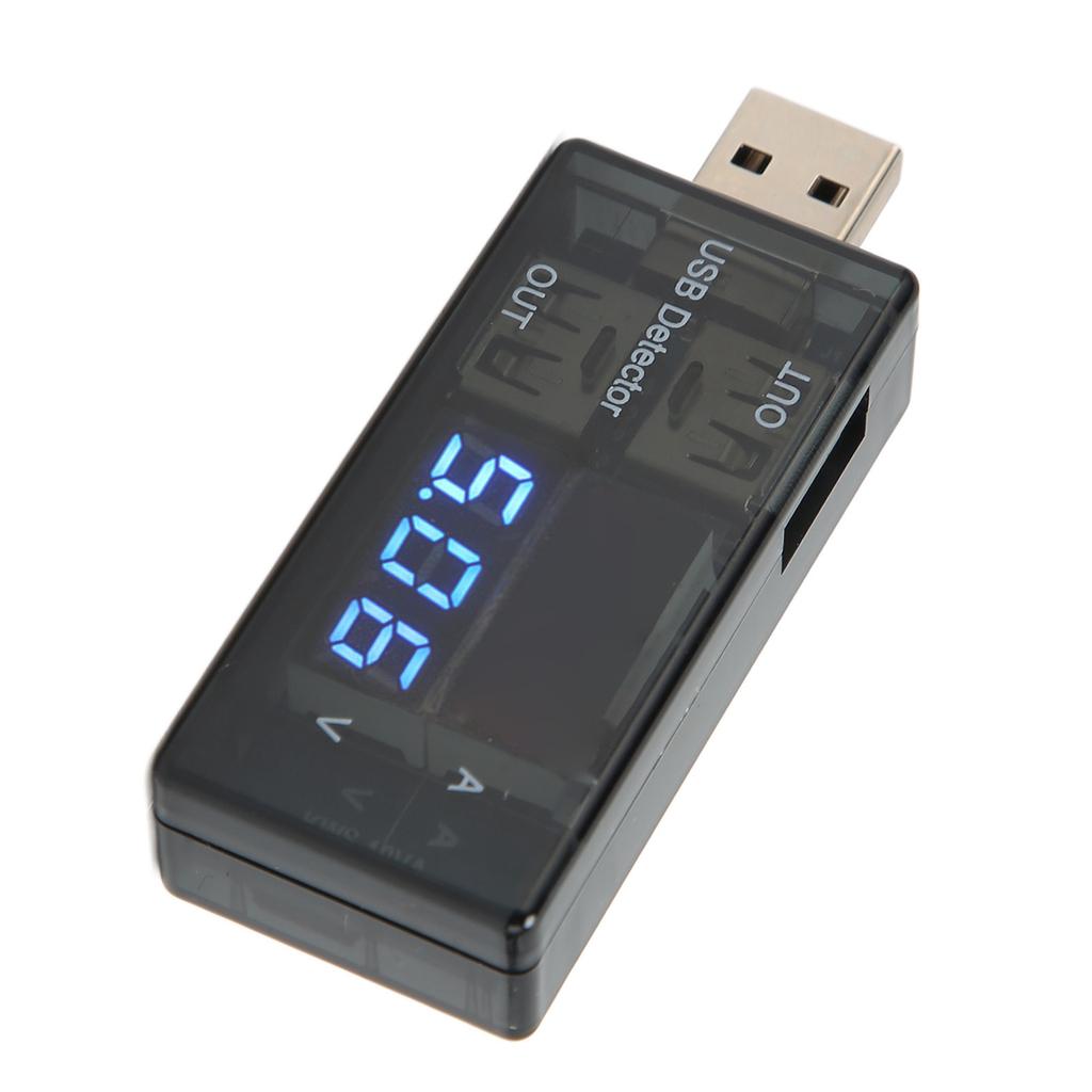 Dual USB Tester 1 in 2 Out LCD Power Current Voltage Meter Multimeter for Cell Phones Tablets