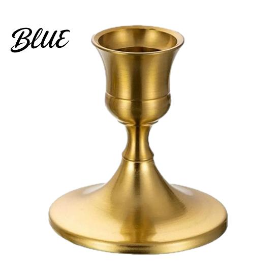 Metal Candlestick Holder for Tealight or Pillar Candles European Simple Candle Candlelight Ambiance