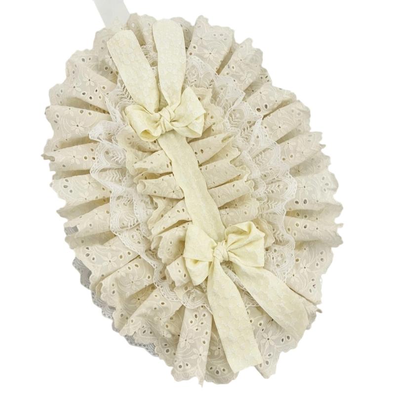Victorian Dancing Party Anime Hat With Lace Bowknot Floral Design Adjustable Headbands For Women Girls Sun Protecting