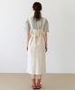 UNNOUT Cotton Suspender Dress - Ecru