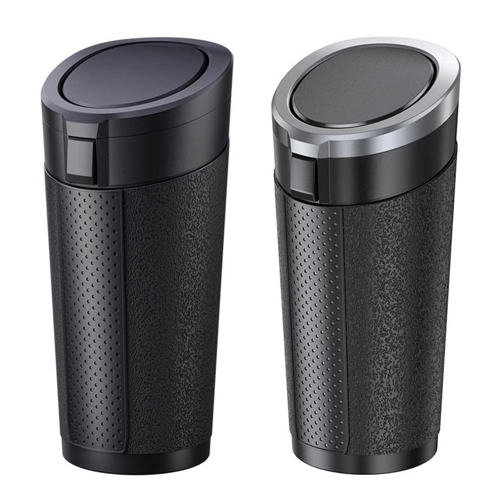 Car Trash Bin Can Mini Auto Dust Organizer Car Interior Rubbish Bag Garbage Container Storage Box Bucket Auto Accessories
