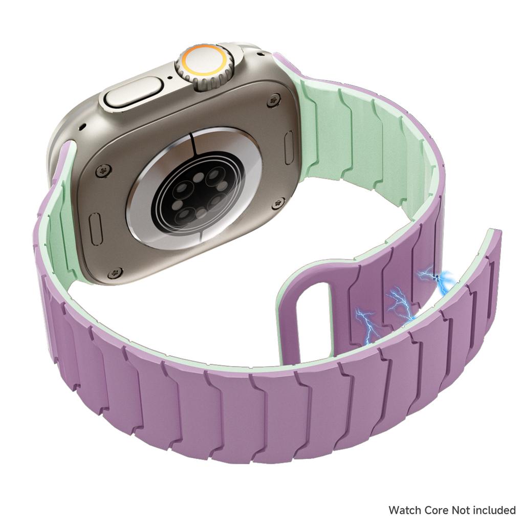 Silicone Magnetic Strap for Apple Watch Band Ultra 3 49mm Series 11 46mm 9/8/7 45 41mm Sport Bracelet IWatch 6 5 4 SE3 44mm 40mm