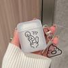Innovative humorous cartoon for AirPods square Apple earphone case frosted soft square case