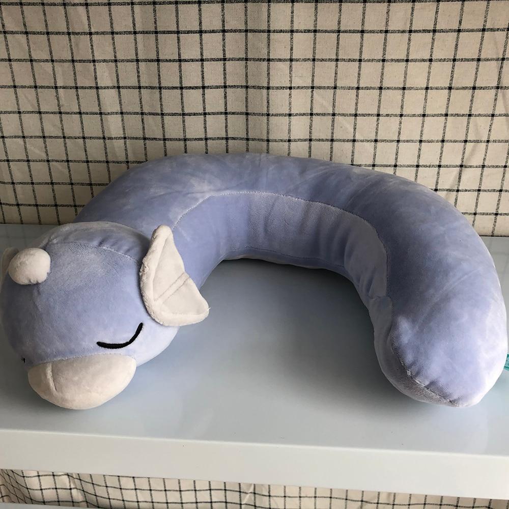 Dratini Plush U Neck Pillow Cute Dragon Stuffed Toys Fun Toys Gifts for Kids Children