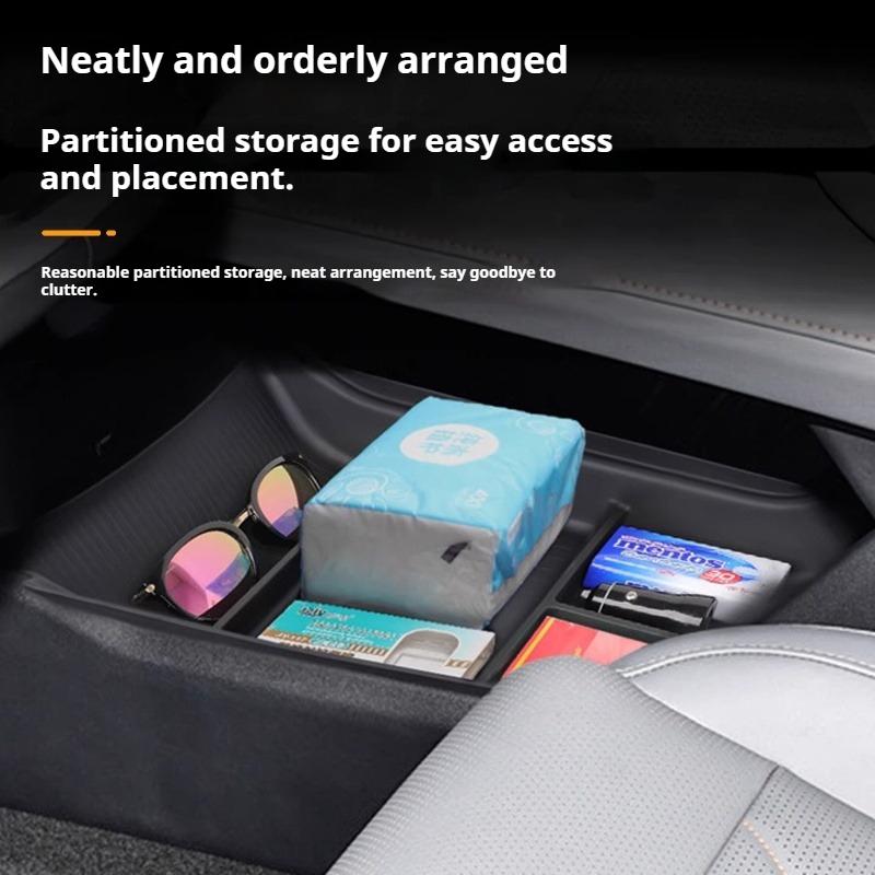 Car Central Control Armrest Under Storage Box For Changan Deepal S05 Interior Accessories 2024 2025