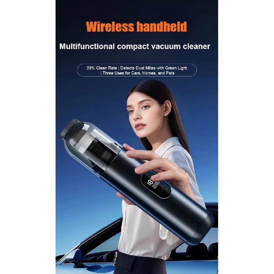 Car Smart 5in1 Portable Super Mini Wireless Handheld Vacuum Cleaner. 5in1 Smart Portable Car Vacuum Cleaner