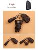 Volkswagen Car Key Cover for Sagitar, Bora, Lavida, T-Roc, Tiguan L, Golf 8, Tayron, POLO with Women's Bag Buckle