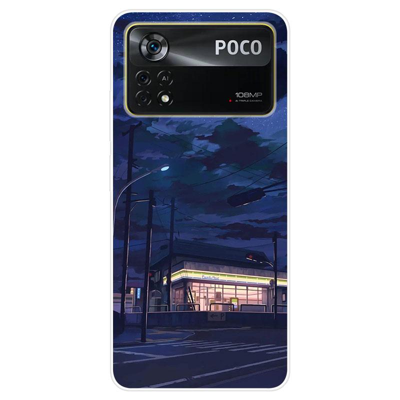 For Xiaomi Poco X4 Pro 5G PocoX4 Pro 5G Case Soft Silicone Back Cover Cartoon Phone Case Fashion