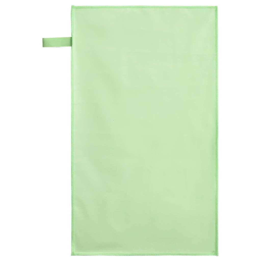 Sports Hand Towels 2 pcs Green 50 x 30 cm Polyester and Polyamide