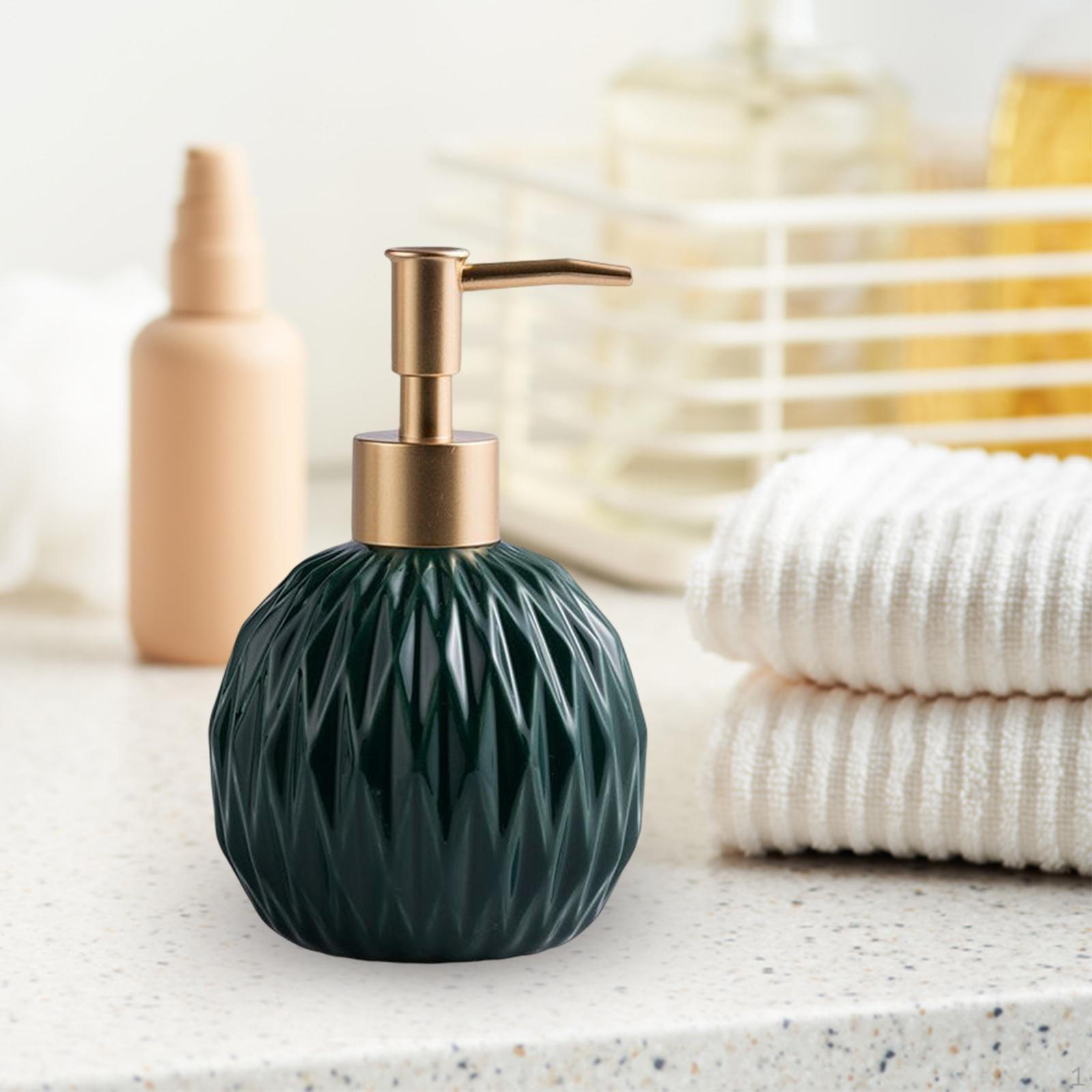 

Dispenser Bottle Reusable for Bathroom Decoration Hotel Supply зелений