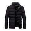 Roupas acolchoadas Inverno Pescoço alto Roupas de algodão Jaqueta grossa masculina Jaqueta quente Roupas masculinas de meia-idade