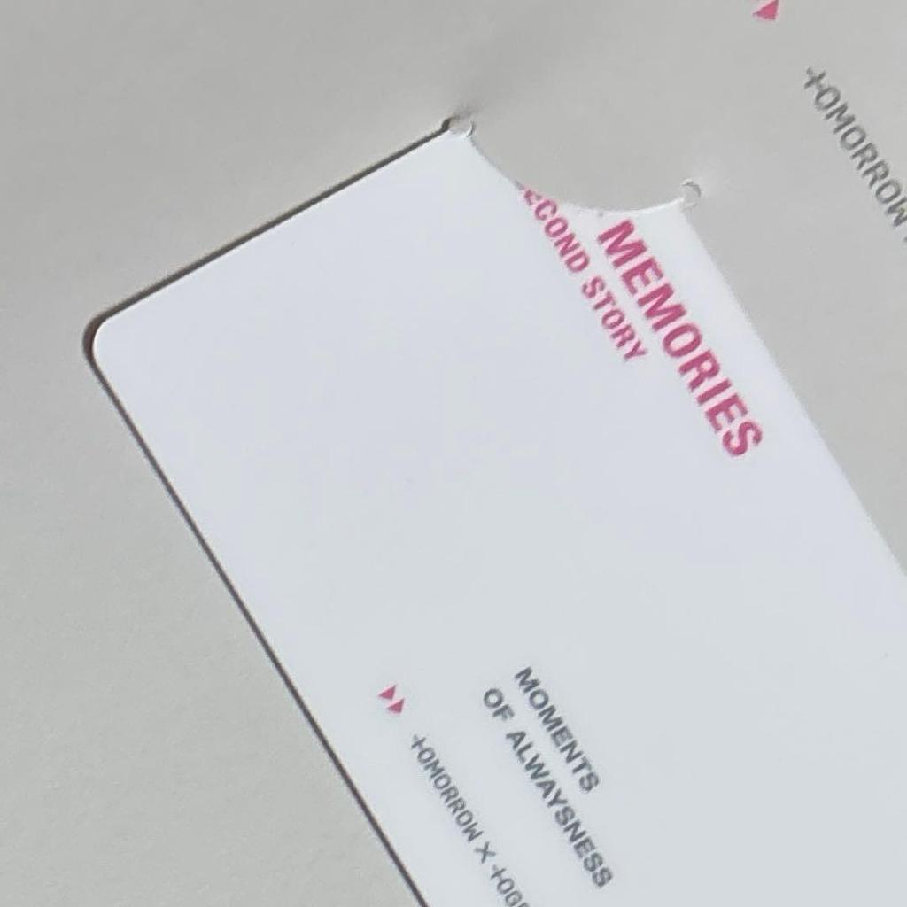 [USED] Txt Memories Unplayed Tuba Trading Card Memories Yeonjun