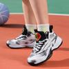 Dziecięce Buty do Koszykówki Dla Chłopców Dziewczynek Dzieci Nastolatków Oddychające Antypoślizgowe Sznurowane Wewnątrz Na Zewnątrz Treningowe Buty Sportowe Buty Tenisowe