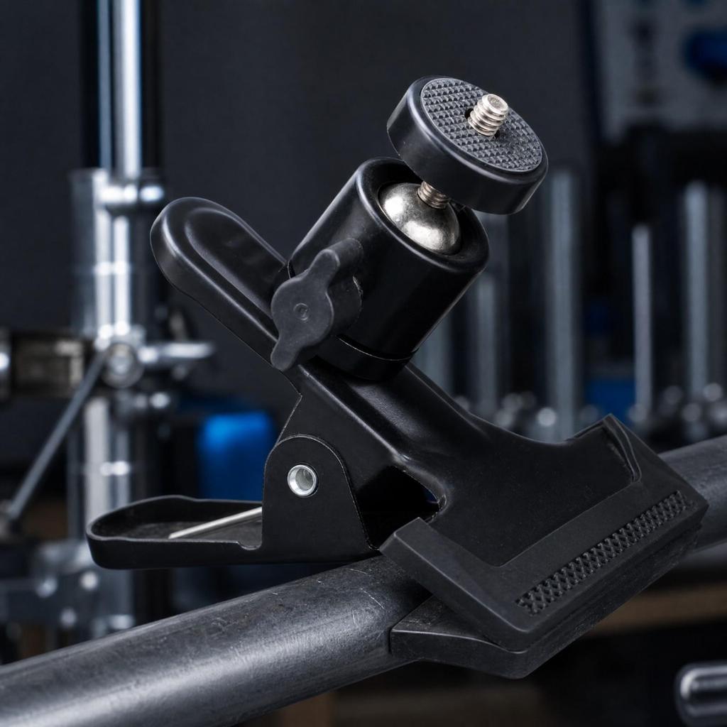 Clamp-Style Camera Mounting Bracket Multi-Function for Tabletop Recording