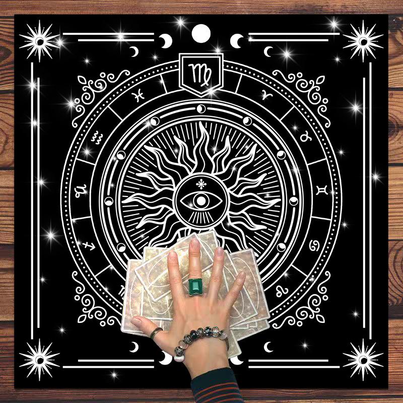 Tarot Non-slip Wear-resistant Tablecloth for Room Decoration