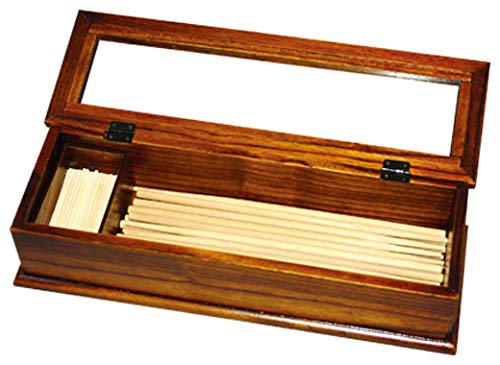 Alphax Chopstick Case, Wood Grain, 31.5 x 10.5 x 7cm, Chopstick Case with Mezuri (Mesuri) 903277