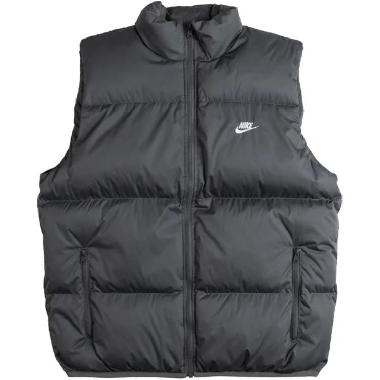 

Мужской жилет на молнии с вышивкой логотипа Nike Sportswear Club Primaloft® Жилеты Железо-серый FB7373-068 S