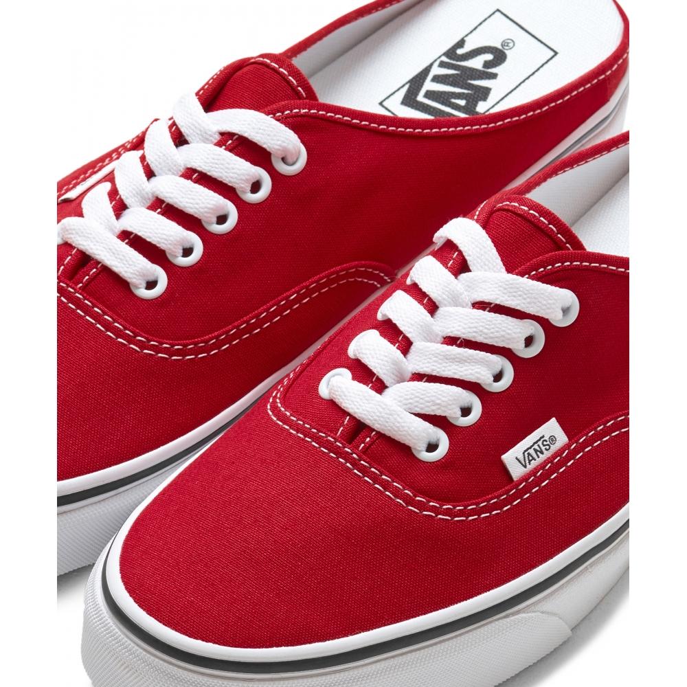 Vans Authentic Mule Racing Red True White Vn0a54f7jv61