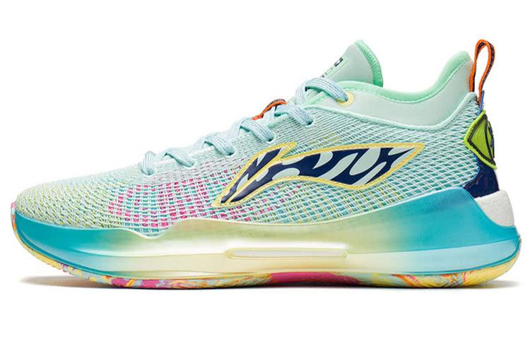 Баскетбольные кроссовки Li Ning YuShuai 13 Boom Мужские Низкие Волна Воды Зеленые ABAQ013-17 40