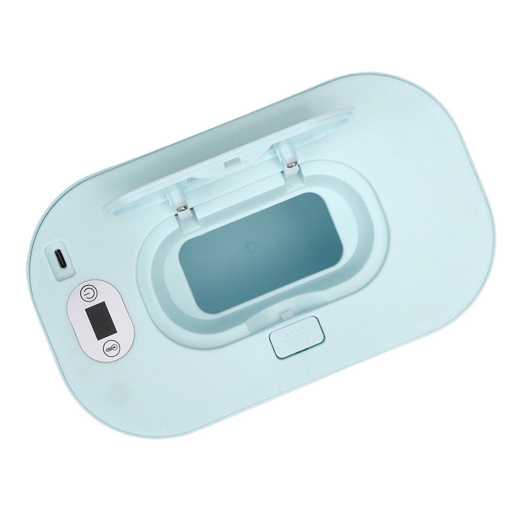 Wipe Warmer Safe USB Powered Fast Even Heating Portable Wipe Heater for Home Car Outdoor Green Temperature Adjustment