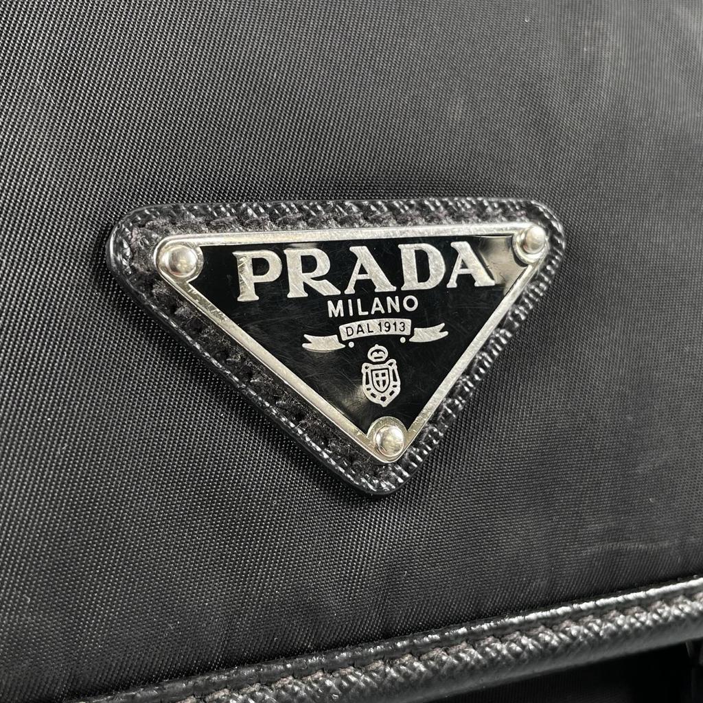 PRADA Re-Nylon 2VD034 Shoulder Bag black Women used