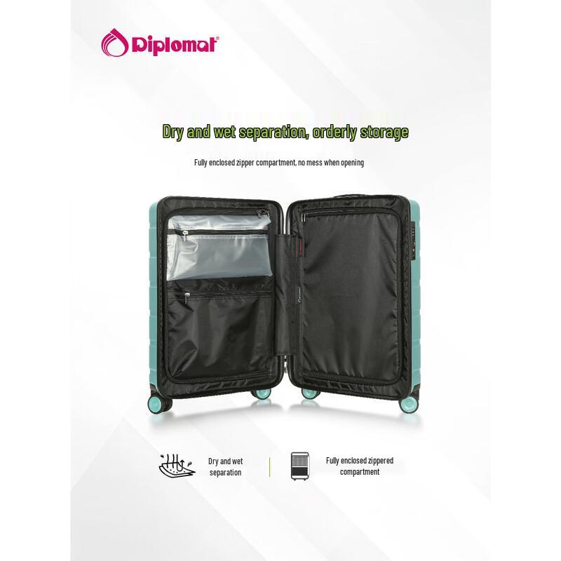Diplomat TC-26082 Hardside Luggage with TSA Lock