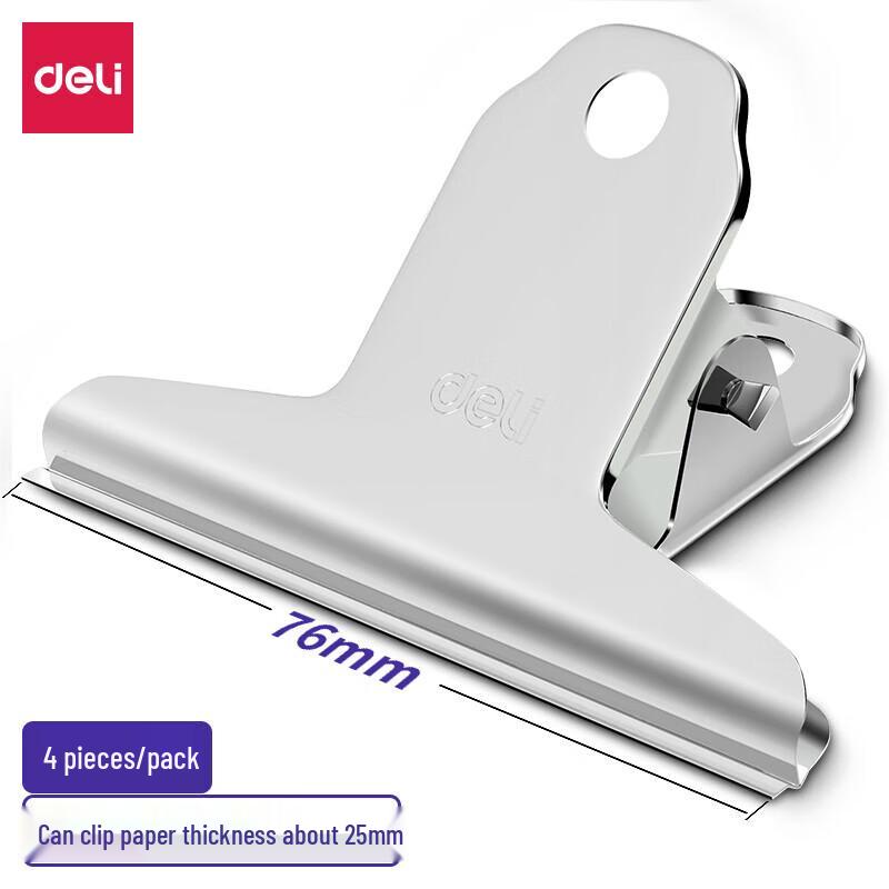 Deli 9533 Large Metal Document Clips