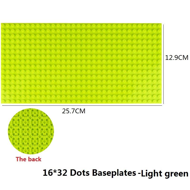 16X32 Baseplate Diy Assembled Building Blocks Baseplate 16*32 Classic Building Blocks Base Board Single Double-Sided Base Plate