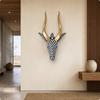 Resin Animal Head Wall Sculpture Modern for Office, Diverse Interiors
