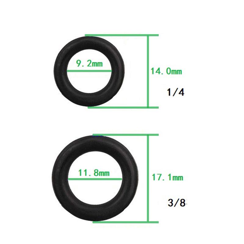 Connector Washers Part Replacement Rubber Seal Set Tool 1/4\\\\\\\" 3/8\\\\\\\" M22 40pcs Accessories Drop Shipping