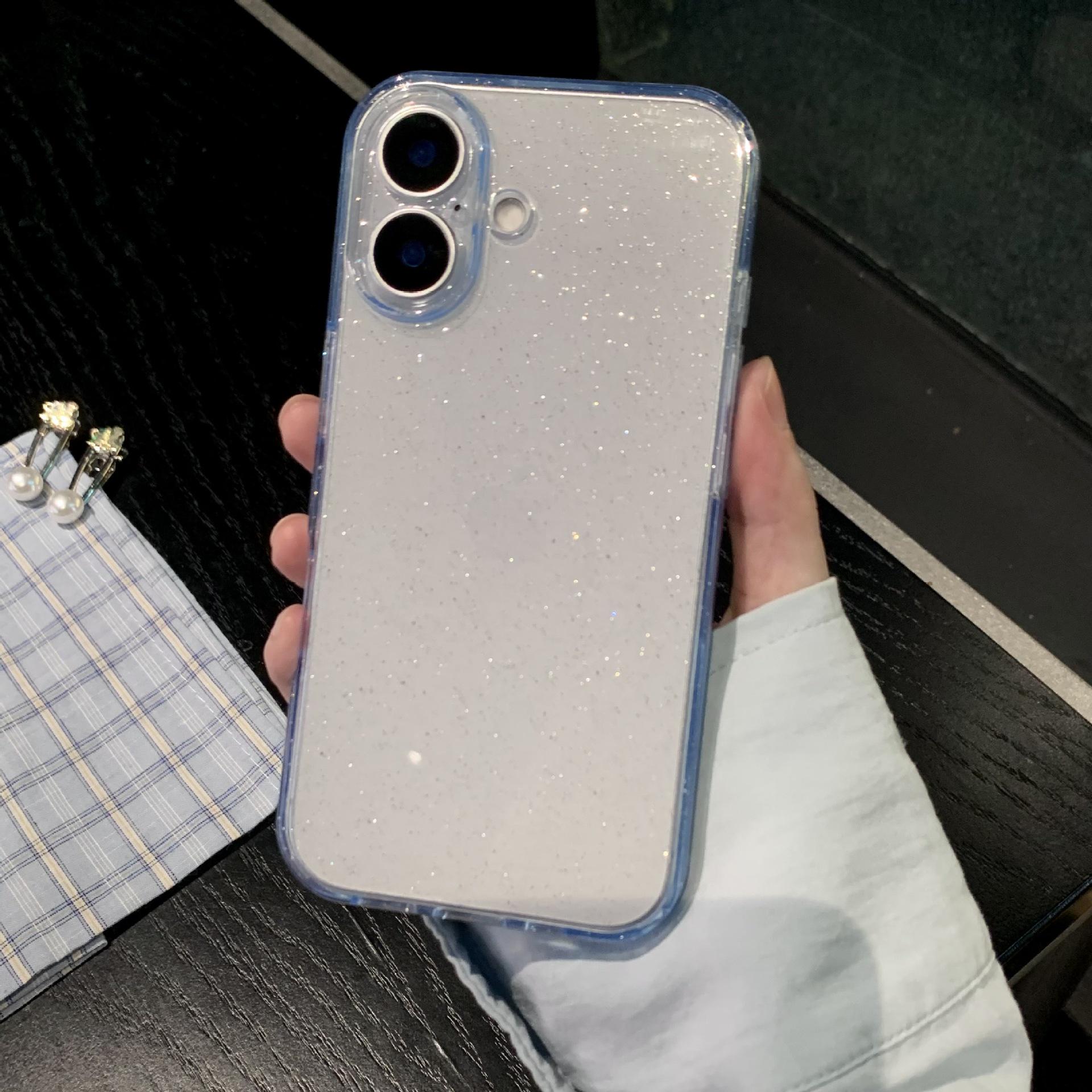 

iPhone 17 Звездный Блеск Магнитный Чехол для 16 Pro Max - Прозрачный, Мягкий, Точная Посадка 15 Pro