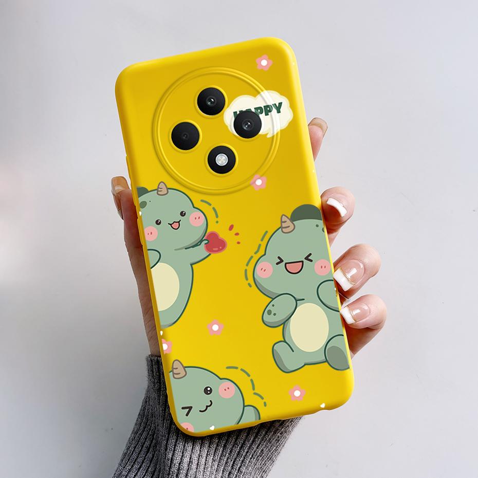 For OPPO Reno 12 FS 5G Case Bear Frog Silicone Soft Phone Cover for Oppo Reno 12 F Cases Reno12 FS Reno12FS 12 F 12F 12FS 4G 5G