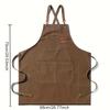 Durable Build  Thick Canvas Apron in Light Color Ideal for Kitchen, Baking, Barista, Hairdresser Painter Work,Durable Kitchen Apron Stylish Workwear