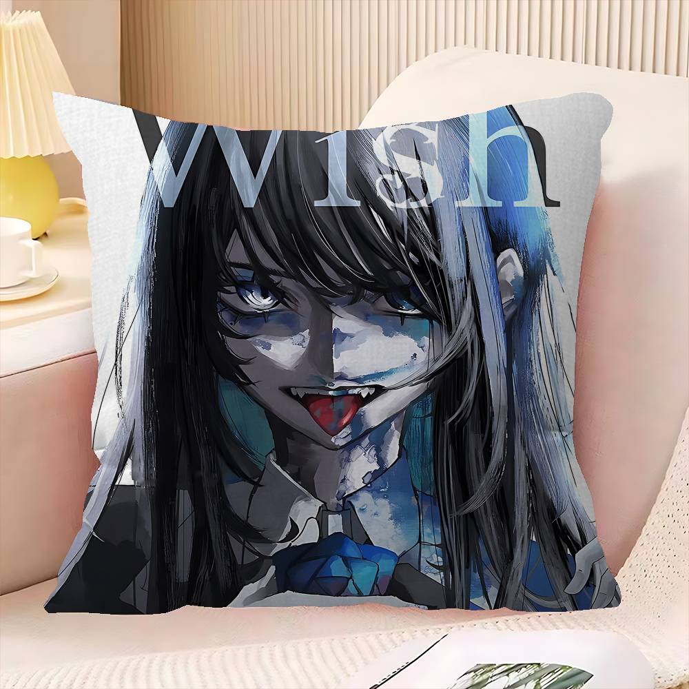 Ado Kyogen X Uta Anmie Pillow Cushion Cover Pillowcase Living Room Sofa Home Decor Customized