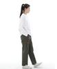Seinteukeulu Twill Cotton Semi-Wide Cargo Pants Cs-301C Khaki