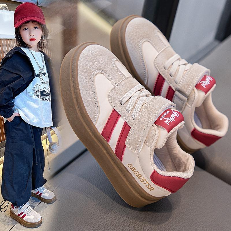 Sports Shoes for Boys with Anti-slip and Breathable Properties; Girls' Soft-soled School Shoes