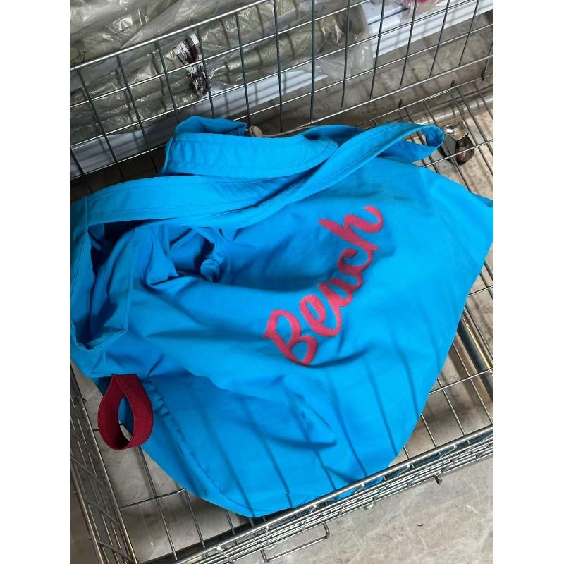 New letter printing bag women's large-capacity nylon shoulder bag casual versatile portable drawstring tote bag
