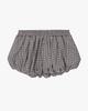 Yeolin Check Balloon Shorts (Brown)