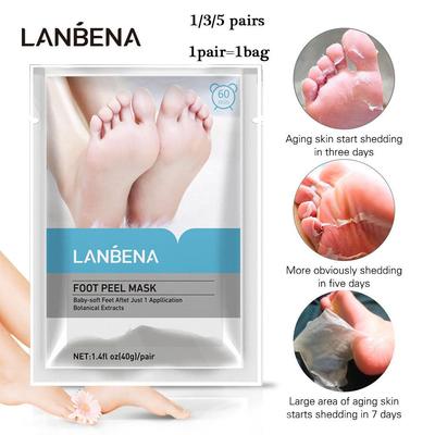 Mască exfoliantă pentru exfoliarea picioarelor Îndepărtează pielea moartă Mască pentru picioare Peeling cuticulele Călcâi 1/3/5 perechi