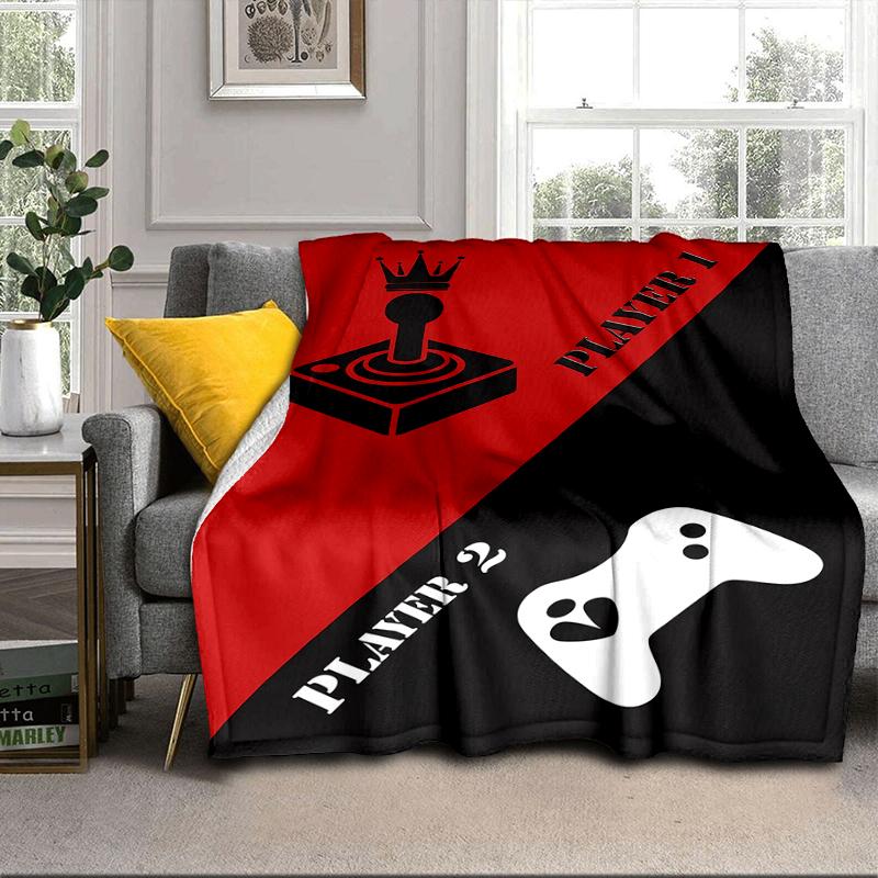 Player Control Duel Blanket Flannel Blanket Throw Blanket Sofa Cover Blanket Soft Premium Blanket Picnic Blanket Tv Blanket Gifts
