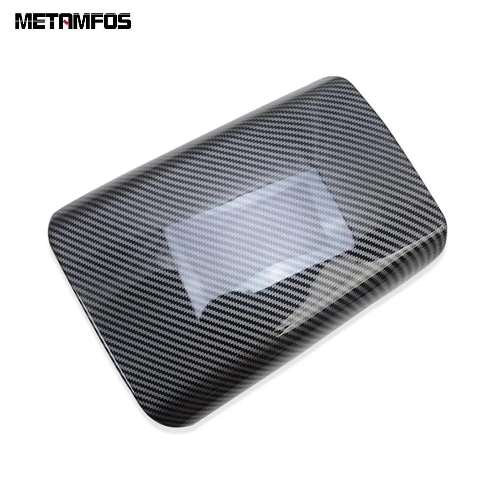Center Console Armrest Box Panel Cover Trim For Hyundai Tucson NX4    2024 Carbon Fiber Interior Car Accessories