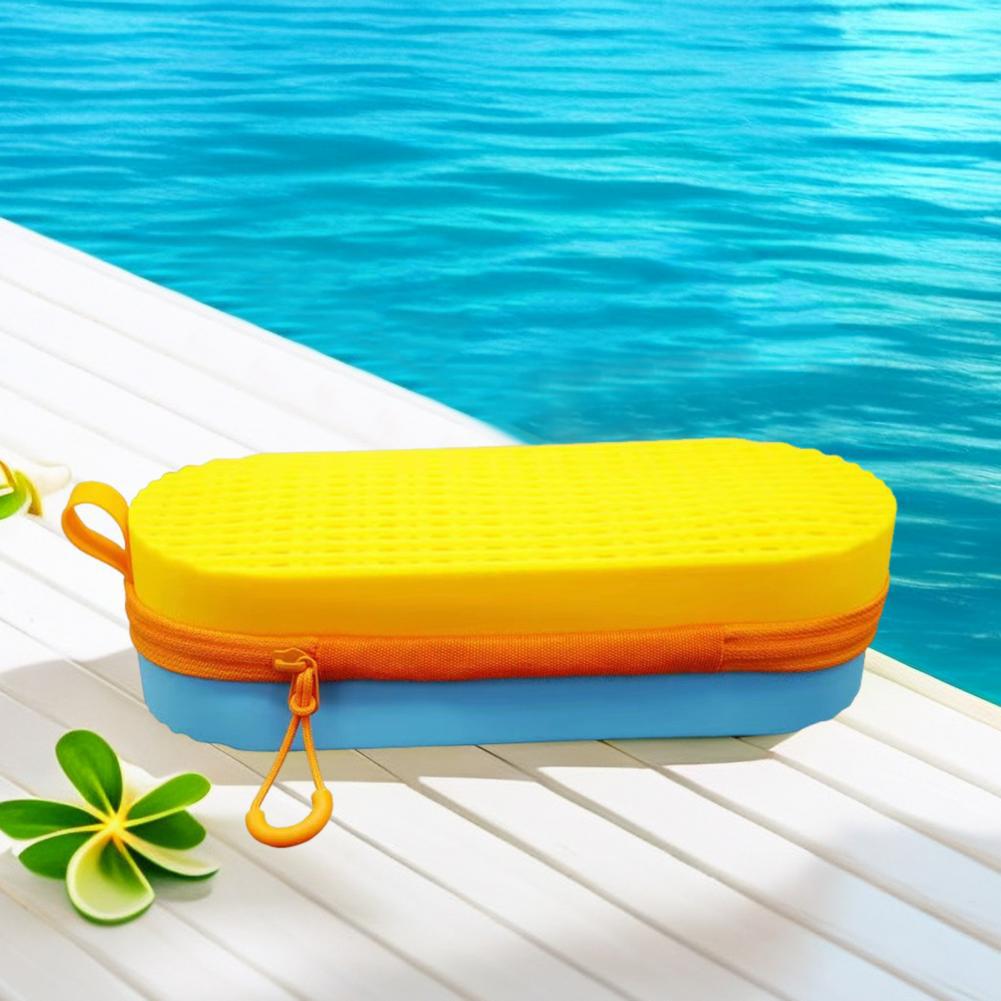 Silicone Double-Sided Mesh Swim Goggles & Toiletry Bag