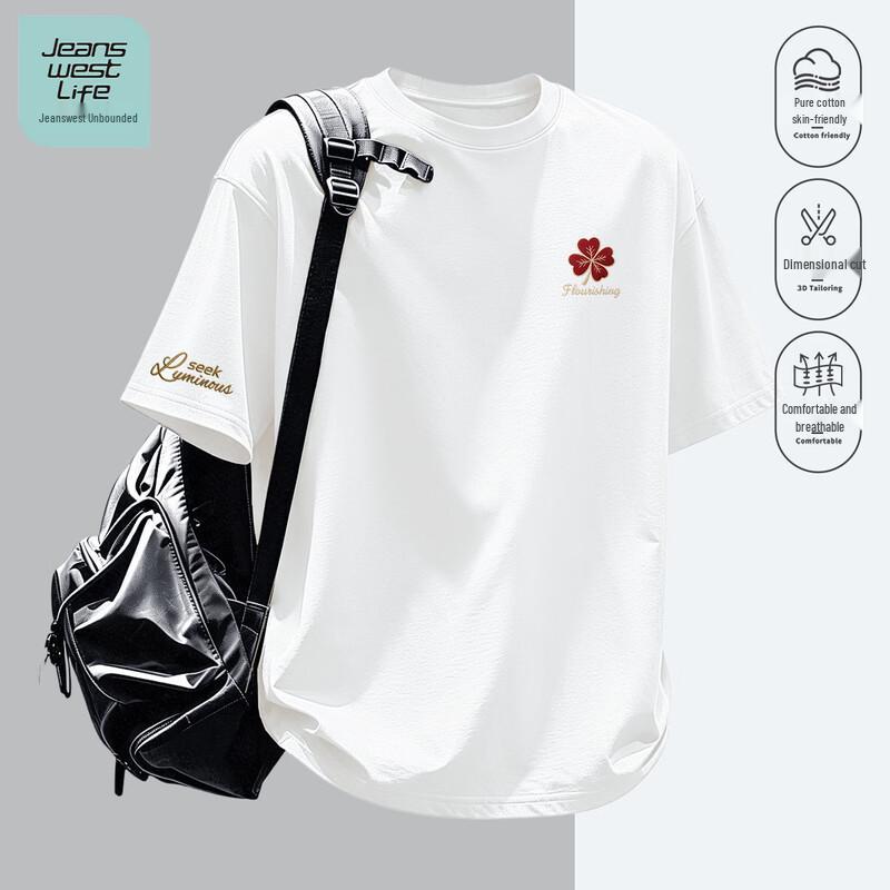 JEANSWEST LIFE Men s Relaxed Fit Cotton Graphic T-Shirt 2XL