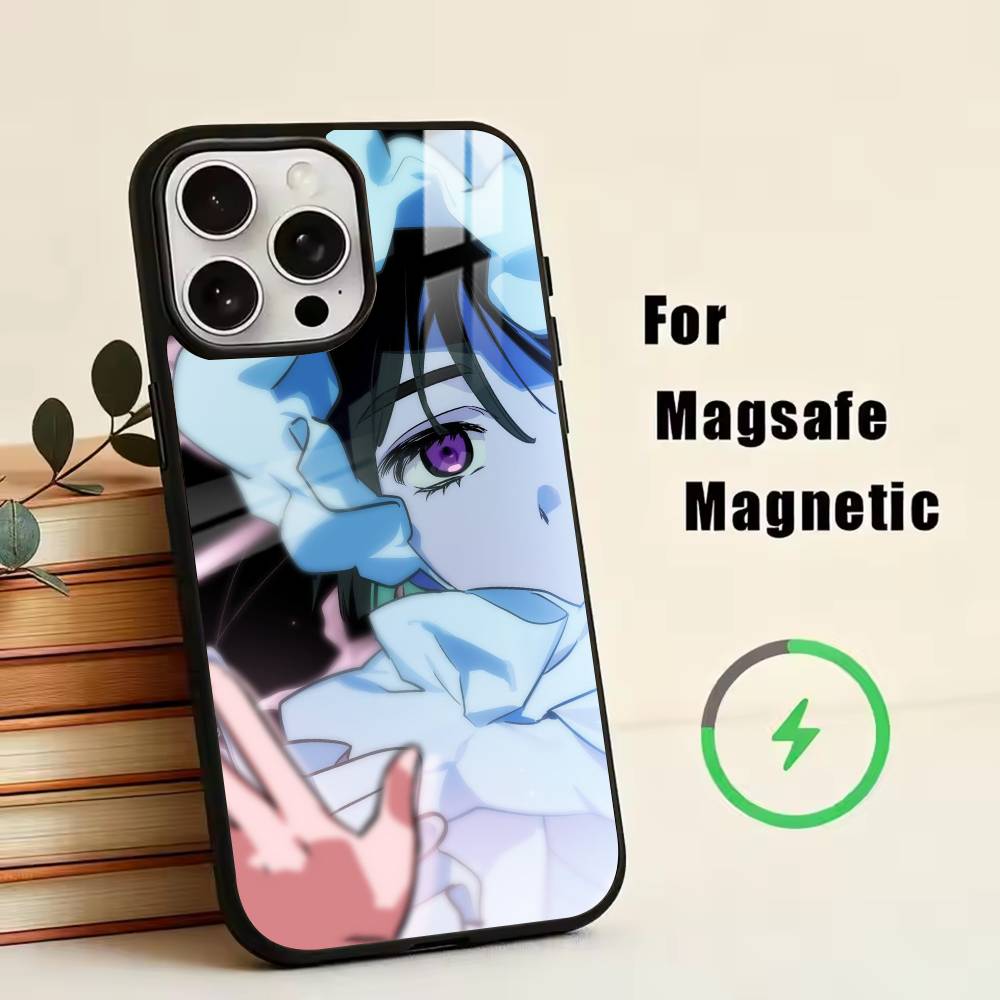 A-Anime Girl  Phone Case For iPhone17,16,15,14,13,12,11 Plus,Pro Magnetic For Magsafe Wireless Charging