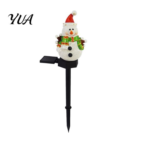 Waterproof Landscape Lighting Solar Garden Stake Light, Christmas Outdoor LED Lamp with Warm Powered Decor Glow, Decorative for Lawn Patio