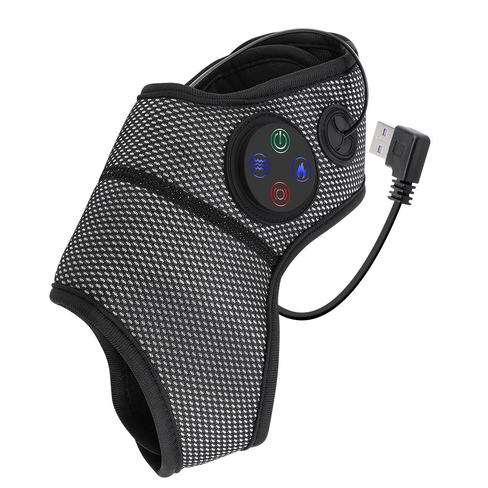 Durable And Safe Electric Air Pressure Ankle Massager Foot Heating Vibration Massage Relaxation Brace Belt Plantar Joint Sprain Ankle Support