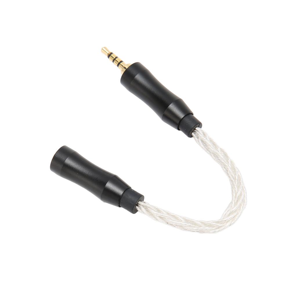 3.5mm to 2.5mm Sound Cable Female to Male Single Crystal Copper Core 8 Strands Lossless Sound Headphone Adapter Cable