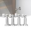 Premium Stainless Steel Adjustable Door Stopper Invisible Wall Mounted For Bathroom Bedroom
