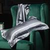 [2pcs Mulberry Silk Pillowcases] 2pcs Mulberry Silk Pillowcases, Luxurious 25 Momme Satin Weave, Hypoallergenic Solid Color with Envelope Closure
