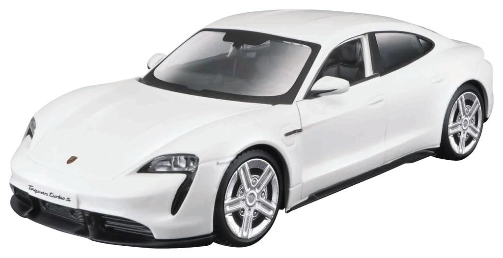 Kyosho Maisto Speed Icon Series SI Porsche Taycan Turbo S White Finished Model MS15708W 1/64